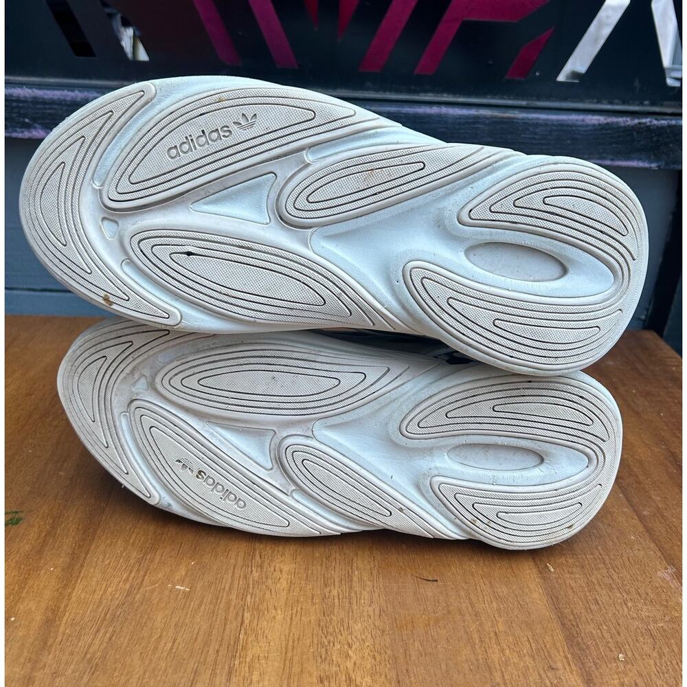 Adidas Ozelia Sneakers Womens Size 9 White Black Purple Adiprene Running Shoes - Picture 8 of 9